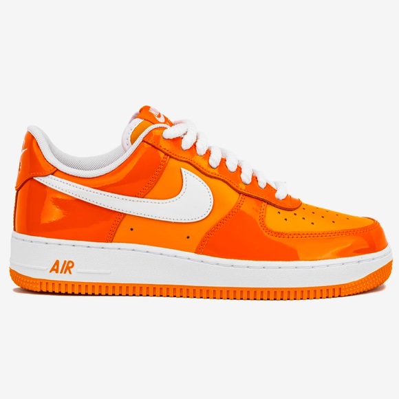🧡 Nike Air Force 1 Low Patent Leather Orange 🍊